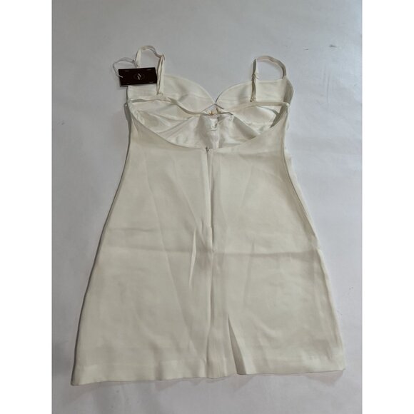 Artless Forever Silk Corset Dress in White - Picture 4 of 5